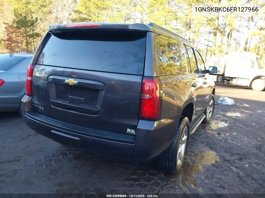 1GNSKBKC6FR127966 2015 Chevrolet Tahoe Lt