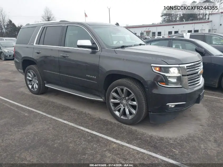 1GNSCCKCXFR244355 2015 Chevrolet Tahoe Ltz