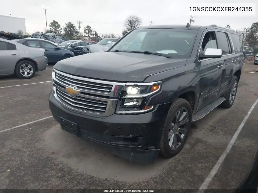 1GNSCCKCXFR244355 2015 Chevrolet Tahoe Ltz