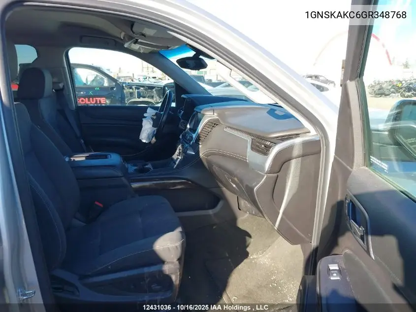 1GNSKAKC6GR348768 2016 Chevrolet Tahoe Ls
