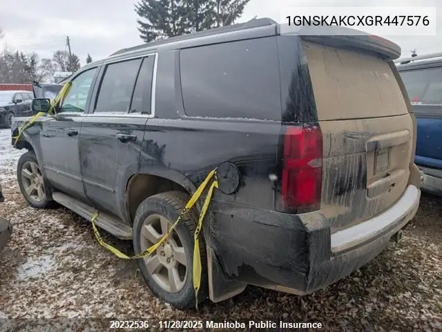 1GNSKAKCXGR447576 2016 Chevrolet Tahoe Ls