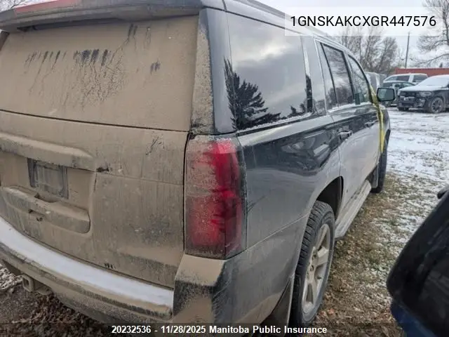 1GNSKAKCXGR447576 2016 Chevrolet Tahoe Ls