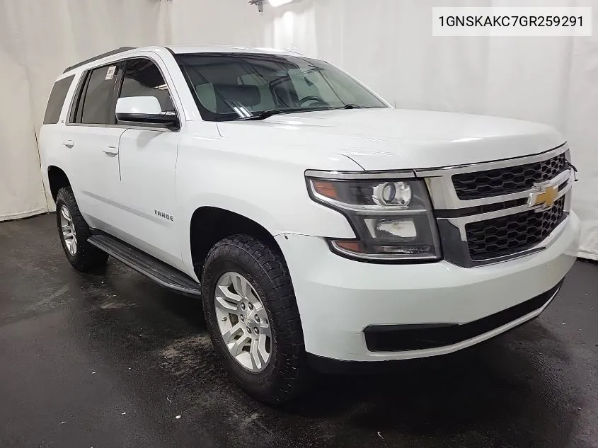 1GNSKAKC7GR259291 2016 Chevrolet Tahoe Ls