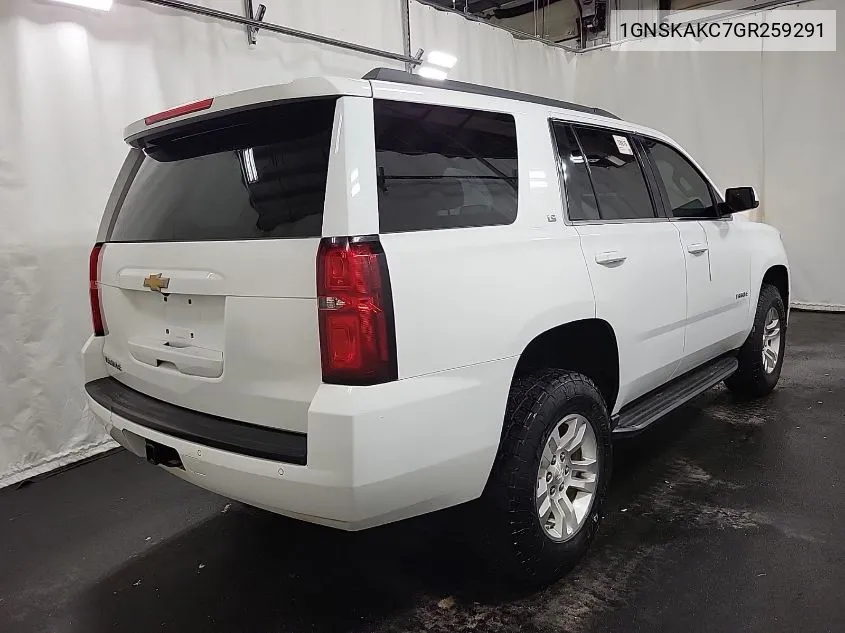 2016 Chevrolet Tahoe Ls VIN: 1GNSKAKC7GR259291 Lot: 40054572