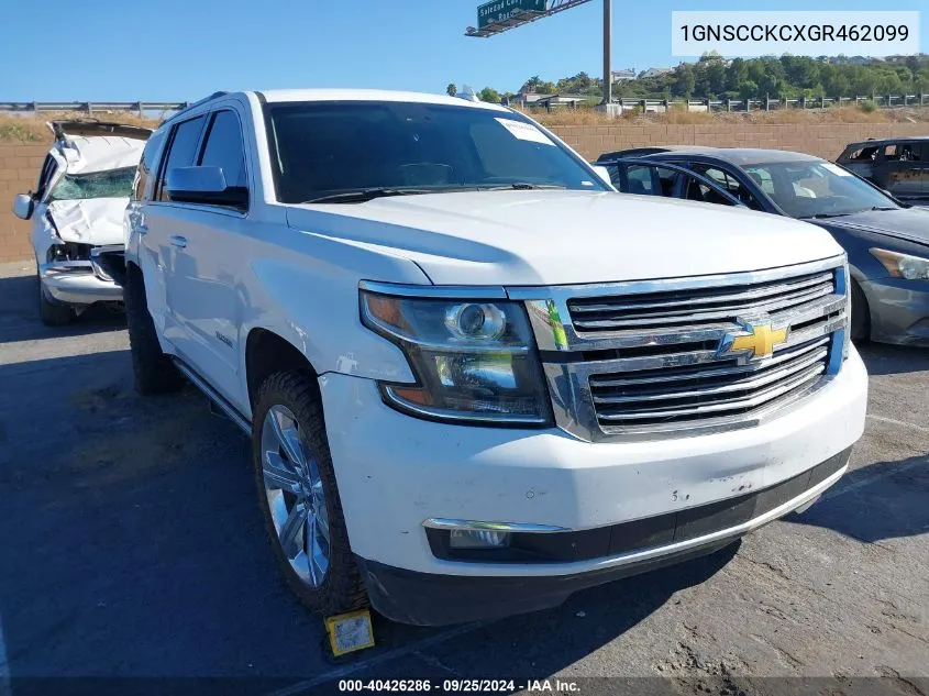 2016 Chevrolet Tahoe Ltz VIN: 1GNSCCKCXGR462099 Lot: 40426286