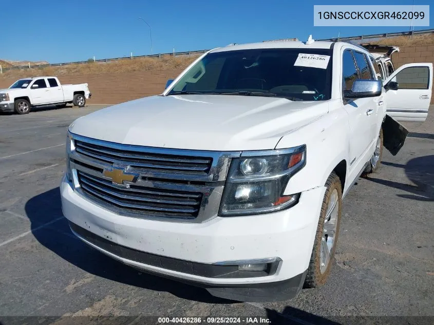 2016 Chevrolet Tahoe Ltz VIN: 1GNSCCKCXGR462099 Lot: 40426286