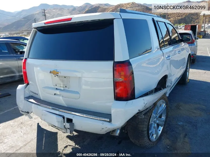 2016 Chevrolet Tahoe Ltz VIN: 1GNSCCKCXGR462099 Lot: 40426286