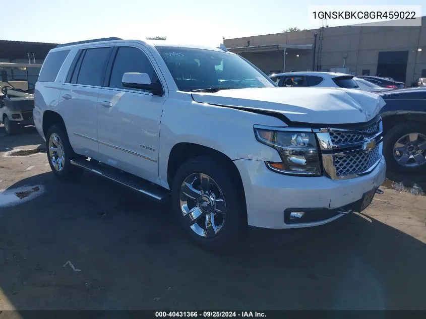 1GNSKBKC8GR459022 2016 Chevrolet Tahoe Lt