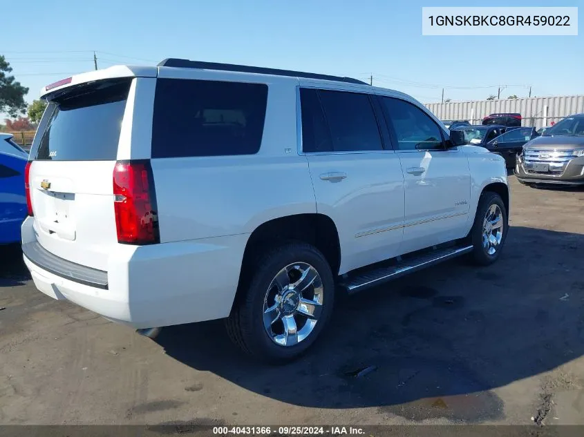 1GNSKBKC8GR459022 2016 Chevrolet Tahoe Lt