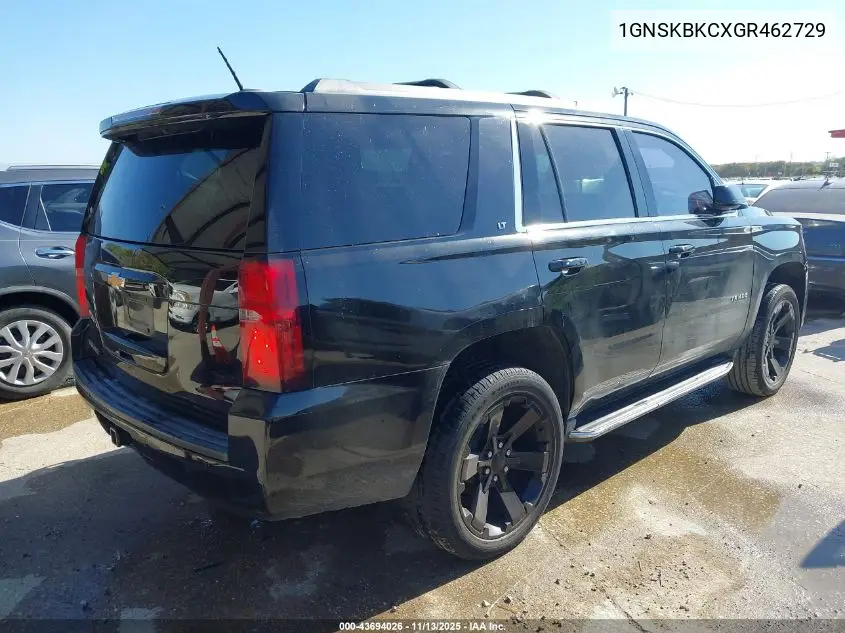 1GNSKBKCXGR462729 2016 Chevrolet Tahoe Lt