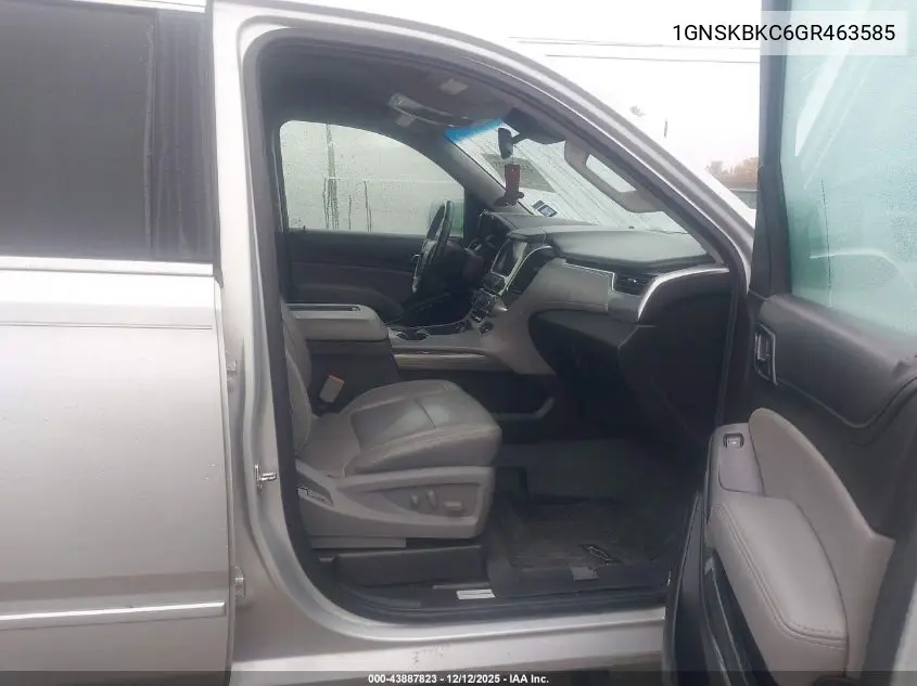 1GNSKBKC6GR463585 2016 Chevrolet Tahoe Lt