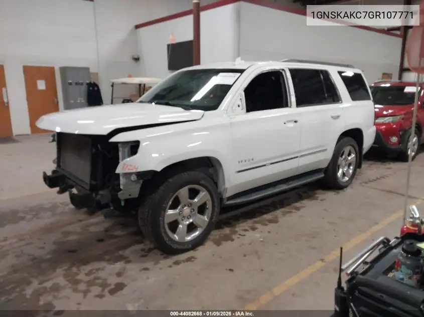 1GNSKAKC7GR107771 2016 Chevrolet Tahoe Ls