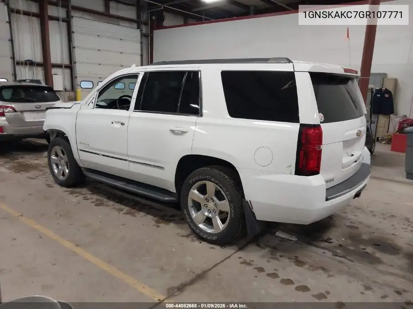 1GNSKAKC7GR107771 2016 Chevrolet Tahoe Ls