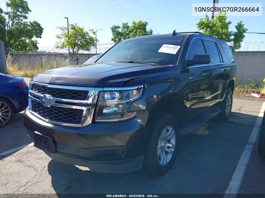 1GNSCBKC7GR266664 2016 Chevrolet Tahoe Lt