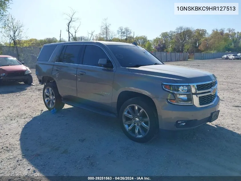 2017 Chevrolet Tahoe Lt VIN: 1GNSKBKC9HR127513 Lot: 39251563