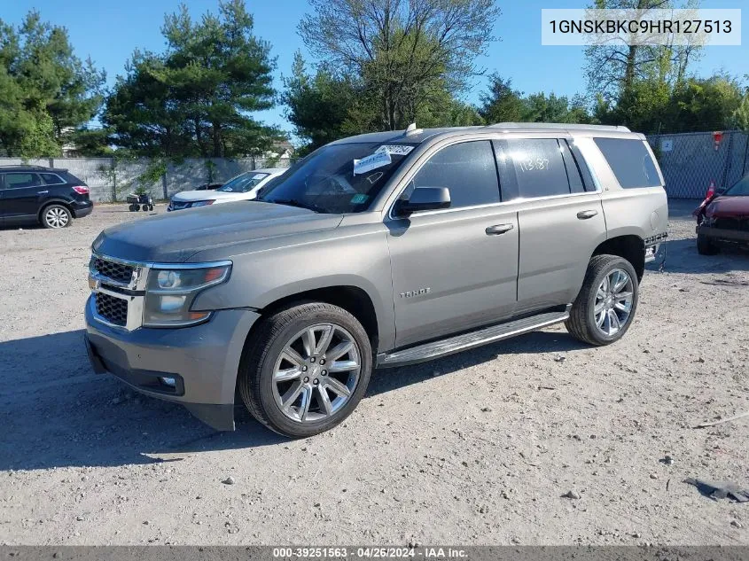 2017 Chevrolet Tahoe Lt VIN: 1GNSKBKC9HR127513 Lot: 39251563