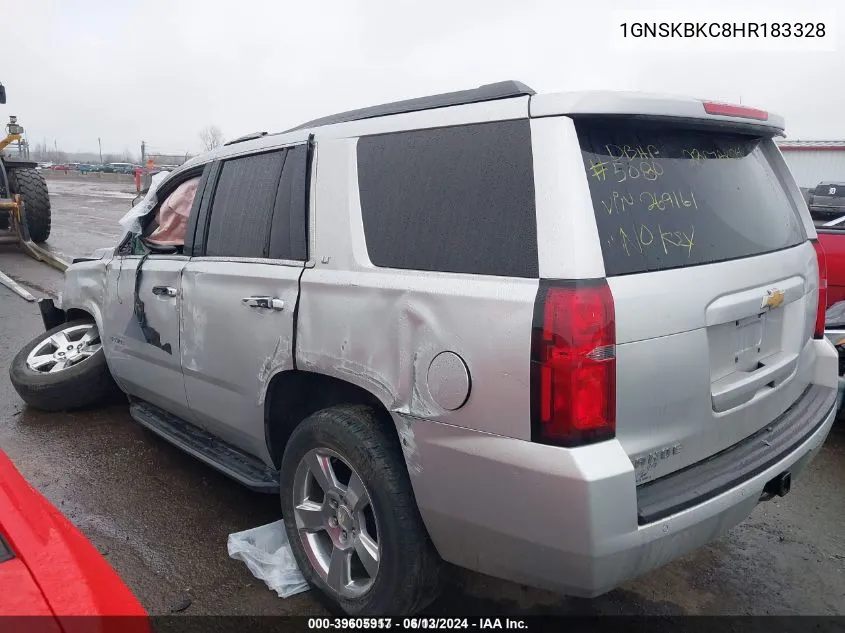 1GNSKBKC8HR183328 2017 Chevrolet Tahoe Lt