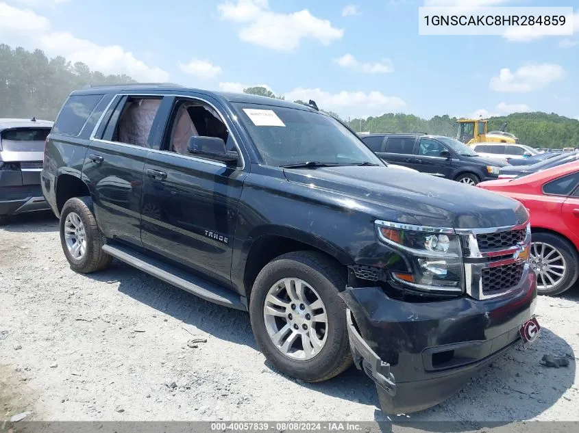 2017 Chevrolet Tahoe Ls VIN: 1GNSCAKC8HR284859 Lot: 40057839