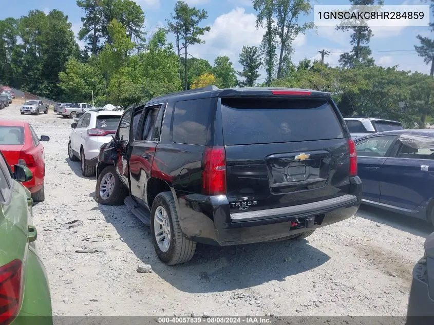 2017 Chevrolet Tahoe Ls VIN: 1GNSCAKC8HR284859 Lot: 40057839