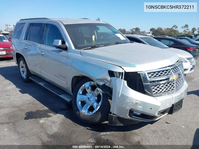 2017 Chevrolet Tahoe Lt VIN: 1GNSCBKC5HR372211 Lot: 40096651