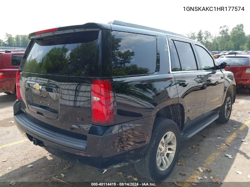 1GNSKAKC1HR177574 2017 Chevrolet Tahoe Ls