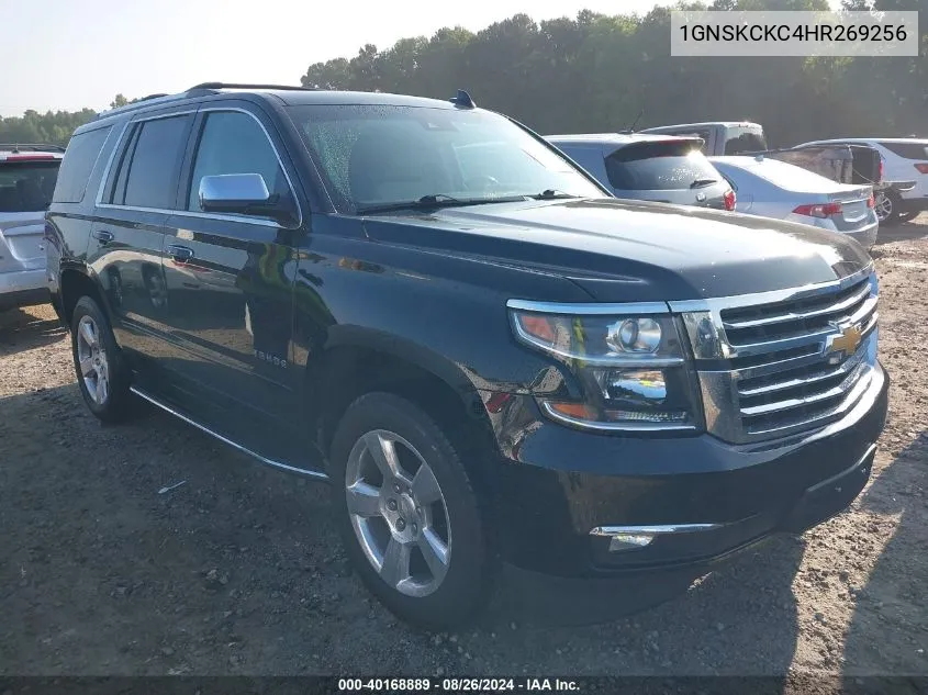 2017 Chevrolet Tahoe Premier VIN: 1GNSKCKC4HR269256 Lot: 40168889