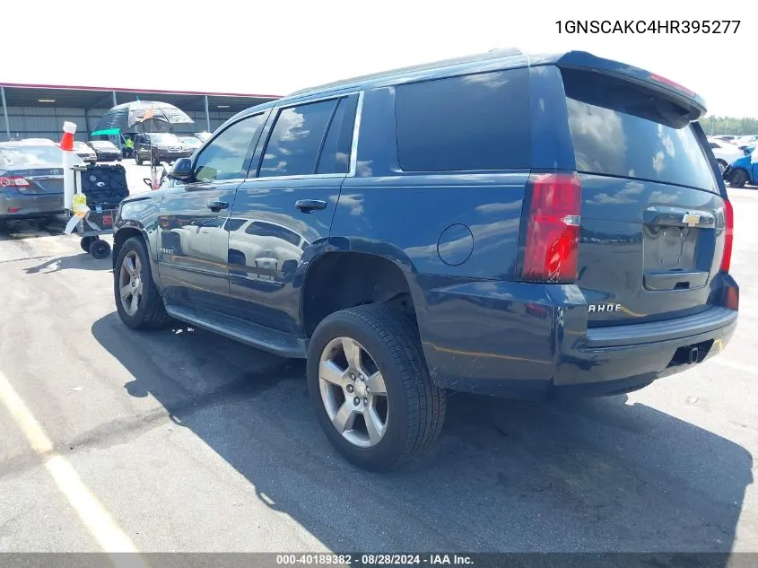 2017 Chevrolet Tahoe Ls VIN: 1GNSCAKC4HR395277 Lot: 40189382