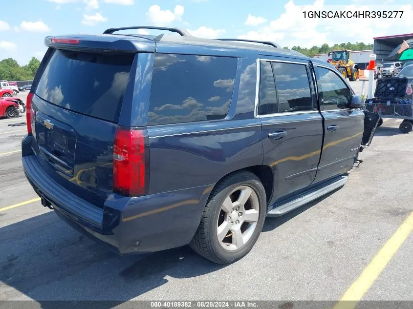 2017 Chevrolet Tahoe Ls VIN: 1GNSCAKC4HR395277 Lot: 40189382