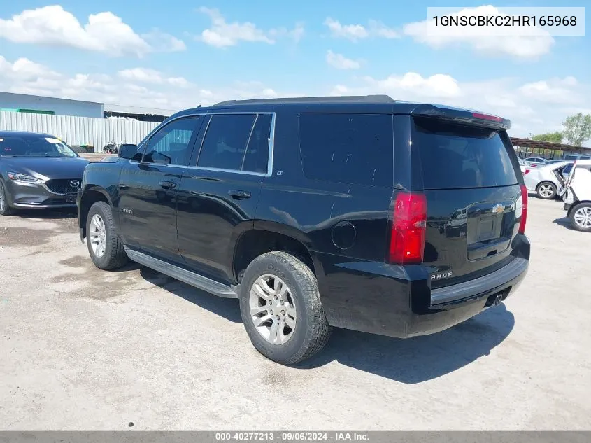 1GNSCBKC2HR165968 2017 Chevrolet Tahoe Lt