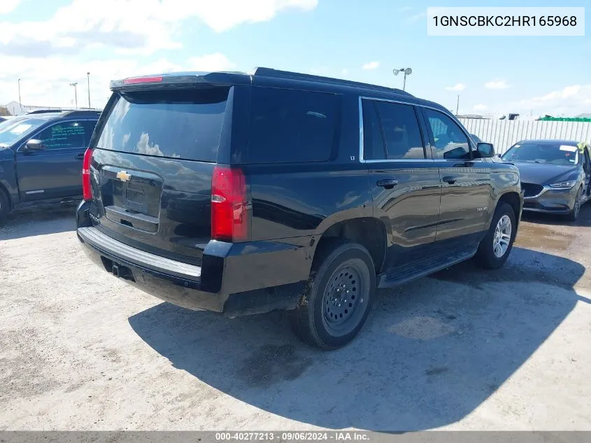 1GNSCBKC2HR165968 2017 Chevrolet Tahoe Lt