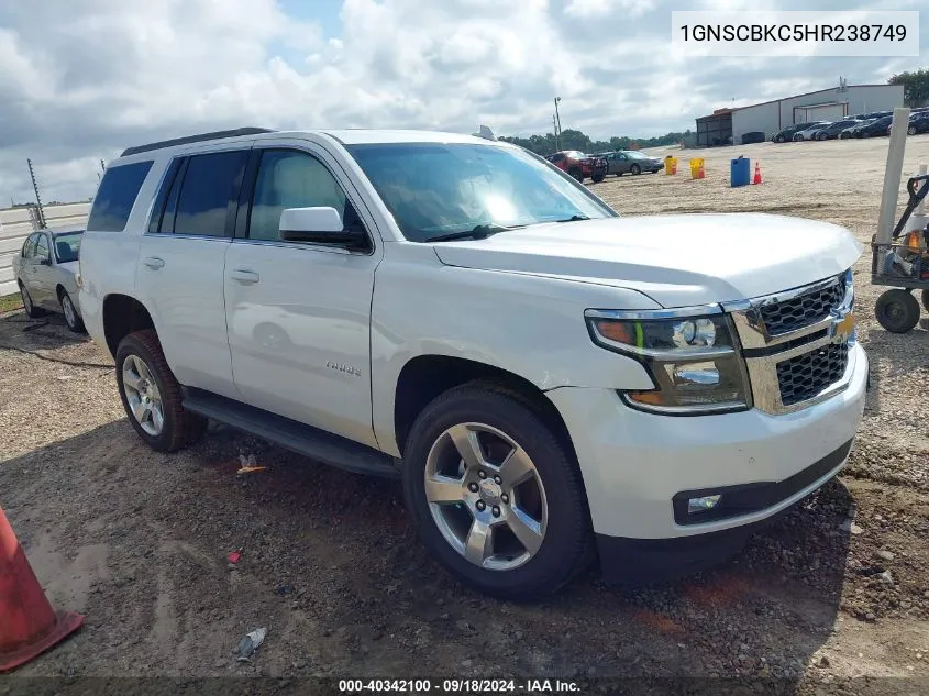 1GNSCBKC5HR238749 2017 Chevrolet Tahoe Lt