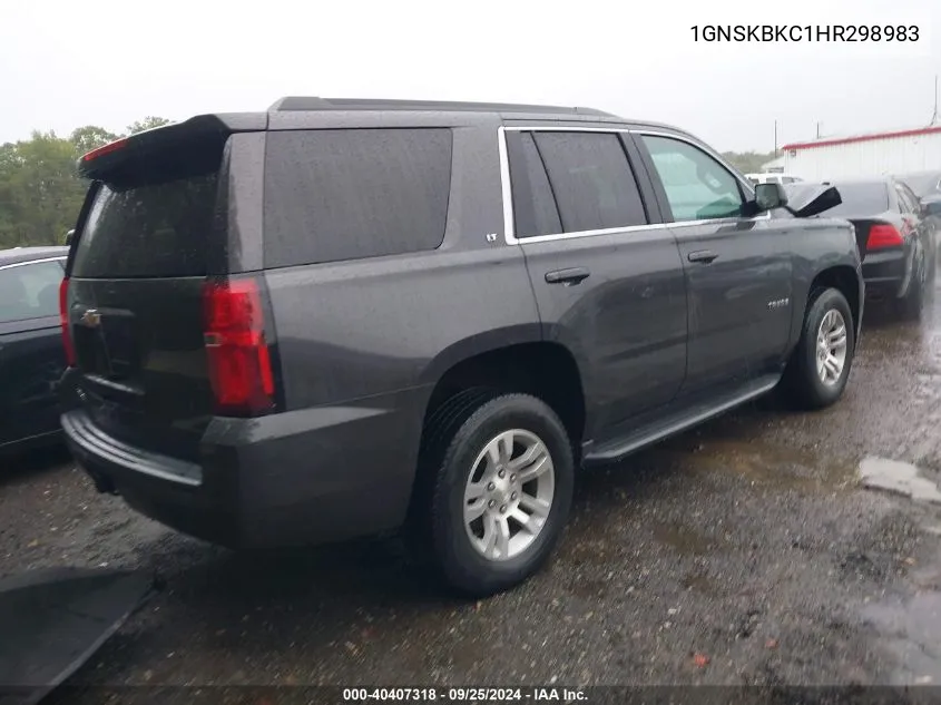 1GNSKBKC1HR298983 2017 Chevrolet Tahoe Lt