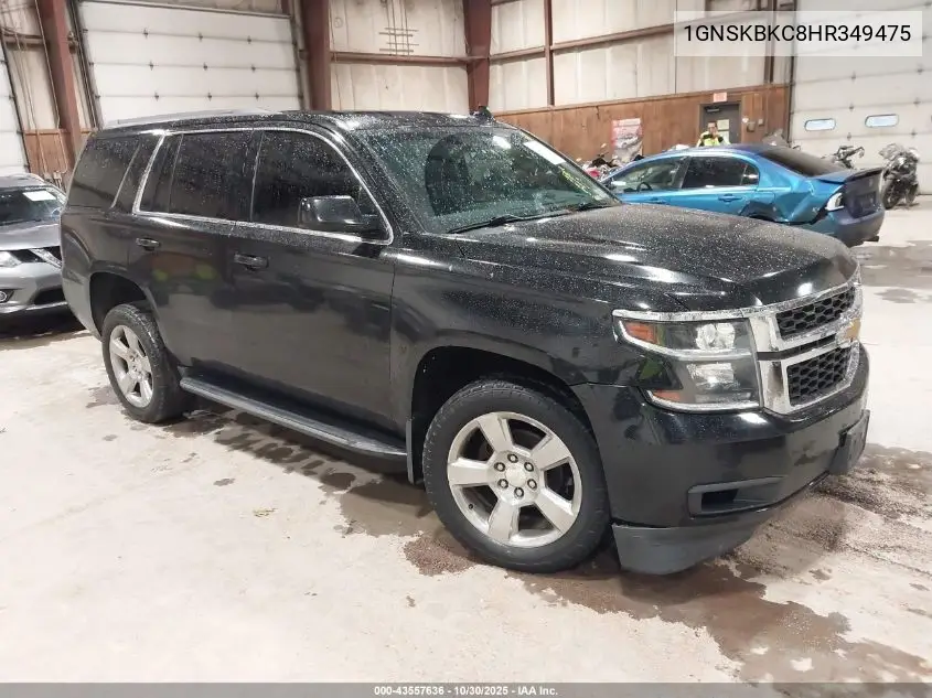 1GNSKBKC8HR349475 2017 Chevrolet Tahoe Lt