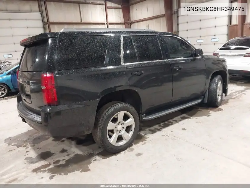 1GNSKBKC8HR349475 2017 Chevrolet Tahoe Lt