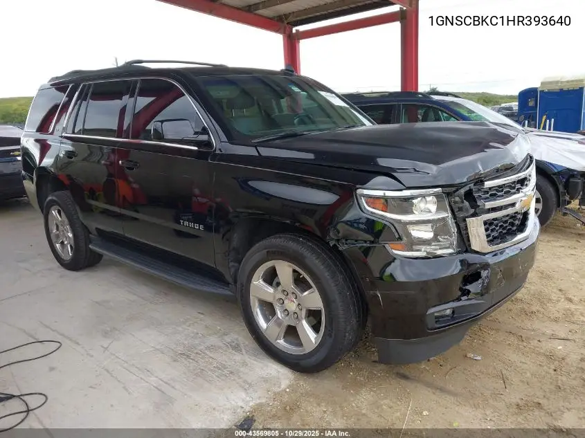 1GNSCBKC1HR393640 2017 Chevrolet Tahoe Lt