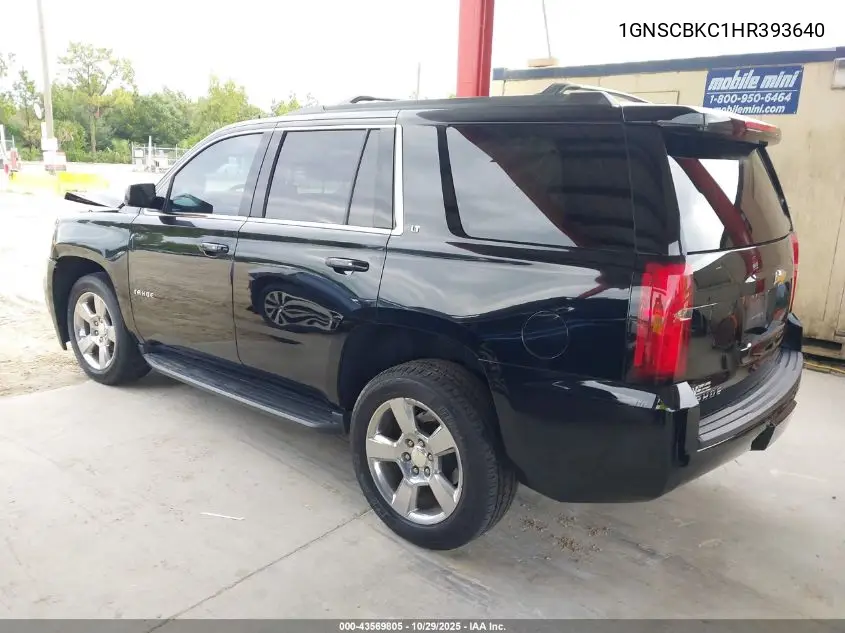1GNSCBKC1HR393640 2017 Chevrolet Tahoe Lt
