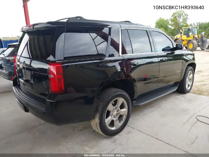 1GNSCBKC1HR393640 2017 Chevrolet Tahoe Lt
