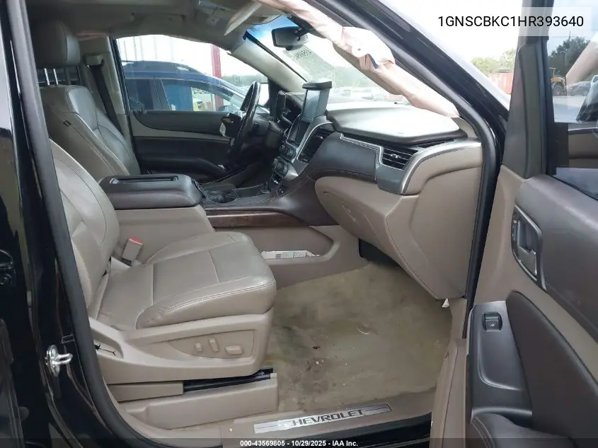 1GNSCBKC1HR393640 2017 Chevrolet Tahoe Lt