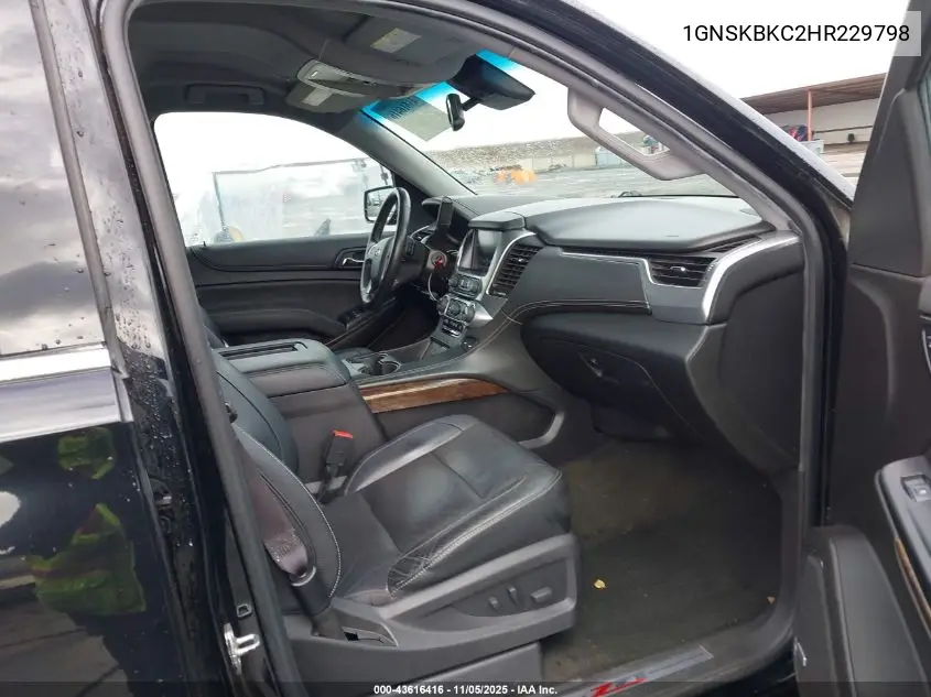 1GNSKBKC2HR229798 2017 Chevrolet Tahoe Lt