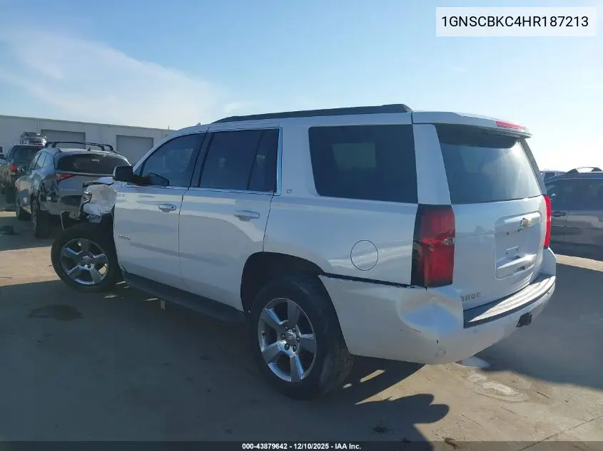 1GNSCBKC4HR187213 2017 Chevrolet Tahoe Lt