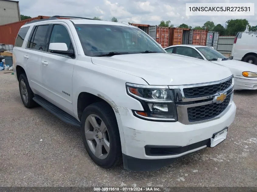 1GNSCAKC5JR272531 2018 Chevrolet Tahoe Ls