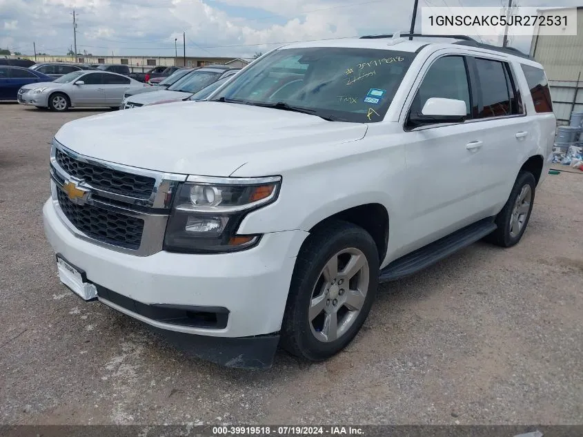 2018 Chevrolet Tahoe Ls VIN: 1GNSCAKC5JR272531 Lot: 39919518