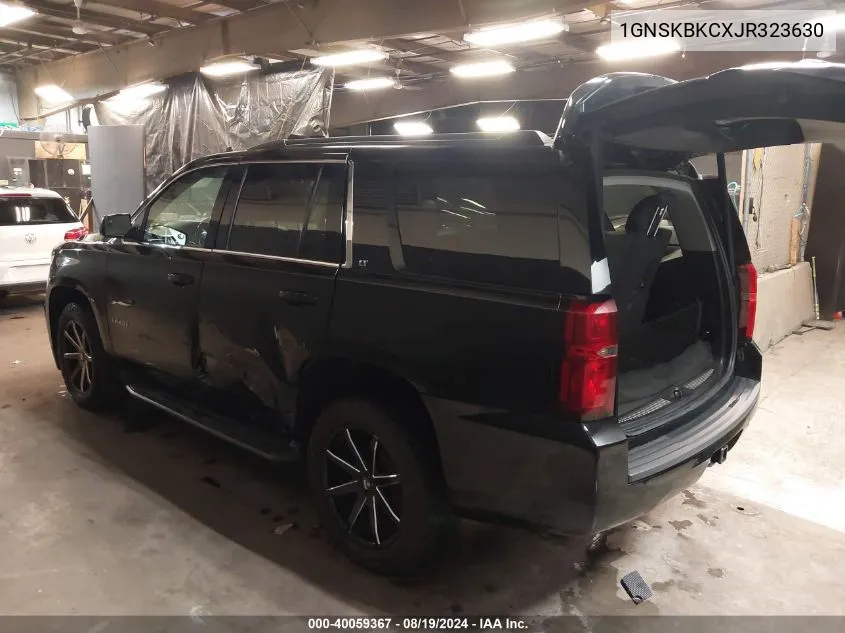 1GNSKBKCXJR323630 2018 Chevrolet Tahoe Lt