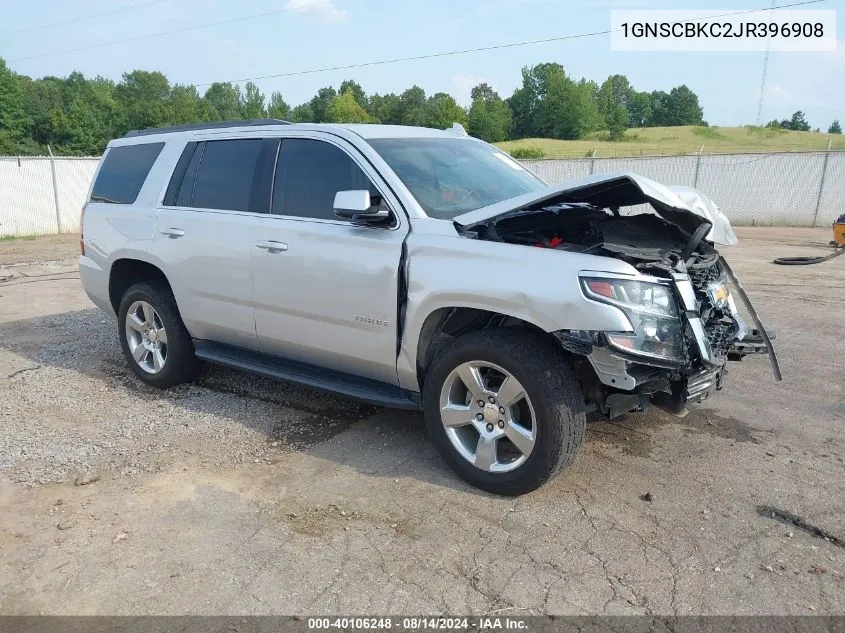 2018 Chevrolet Tahoe Lt VIN: 1GNSCBKC2JR396908 Lot: 40106248