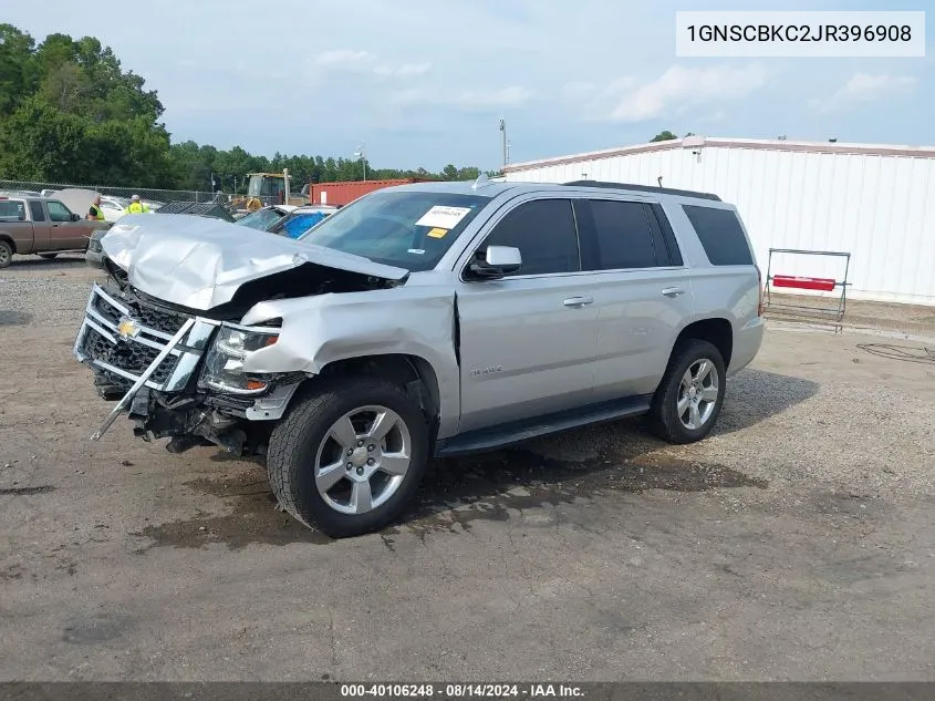 1GNSCBKC2JR396908 2018 Chevrolet Tahoe Lt