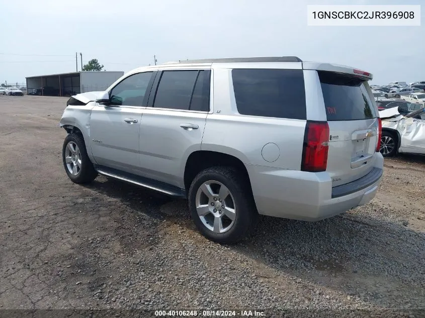 2018 Chevrolet Tahoe Lt VIN: 1GNSCBKC2JR396908 Lot: 40106248