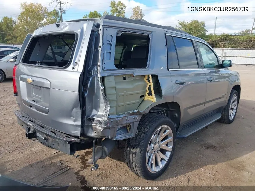 2018 Chevrolet Tahoe Lt VIN: 1GNSKBKC3JR256739 Lot: 40390165