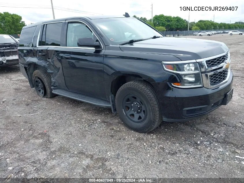 2018 Chevrolet Tahoe Commercial Fleet VIN: 1GNLCDEC9JR269407 Lot: 40437049