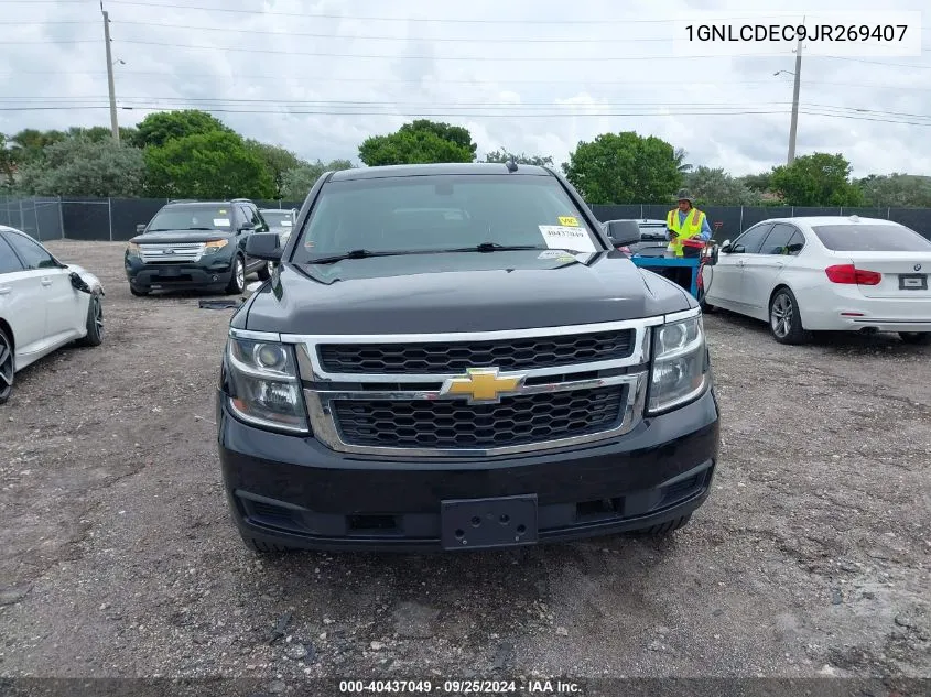 2018 Chevrolet Tahoe Commercial Fleet VIN: 1GNLCDEC9JR269407 Lot: 40437049