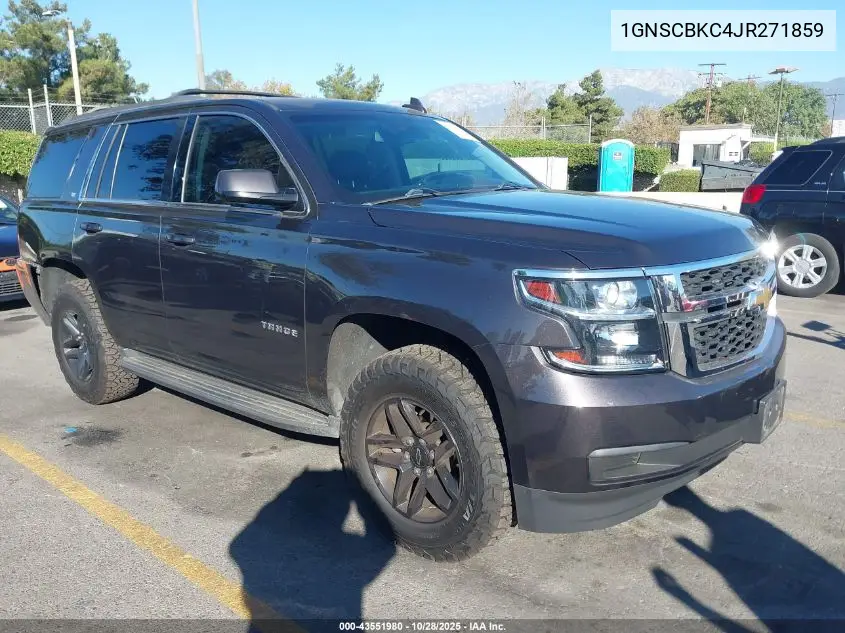 1GNSCBKC4JR271859 2018 Chevrolet Tahoe Lt